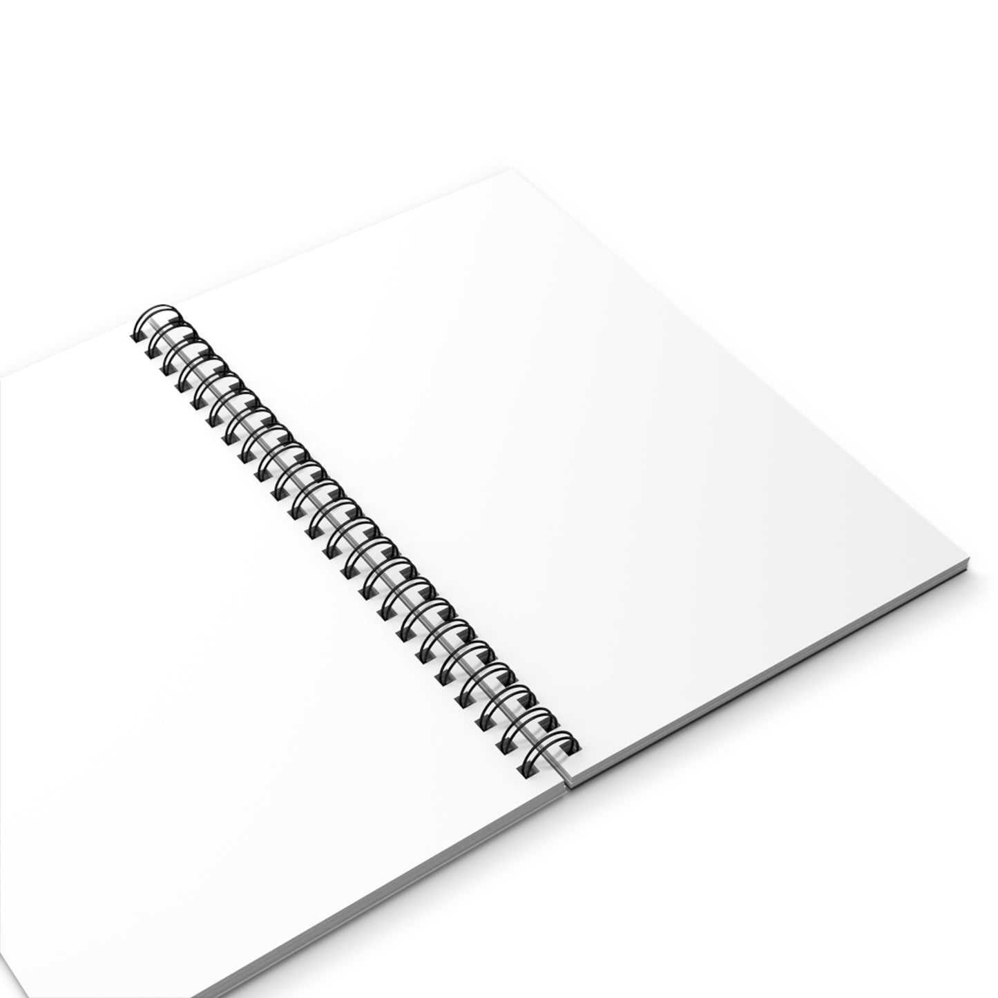 World's Okayist LD Spiral Journal — Minimal Black Notebook for Everyday Thoughts