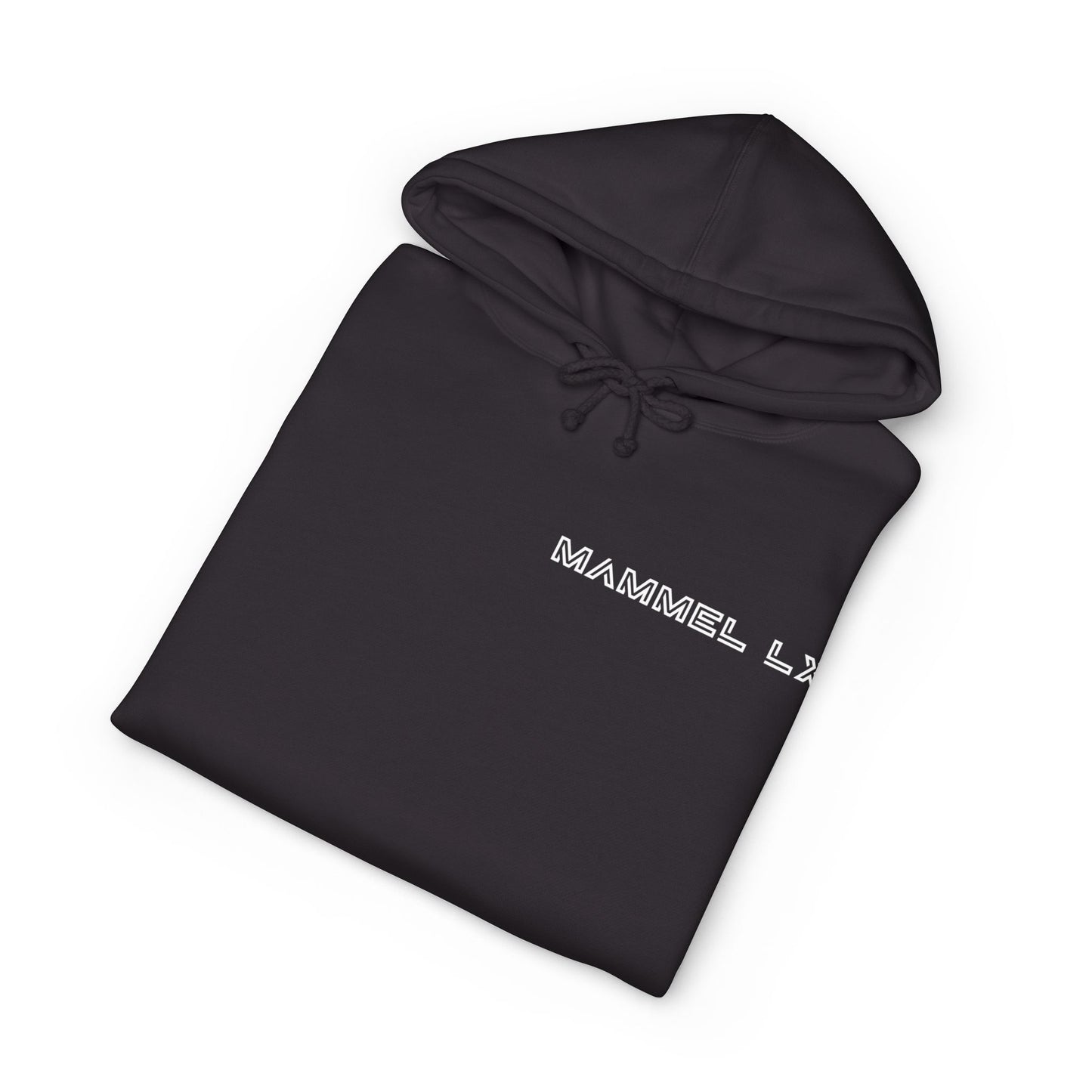 White Hoodie Mockup — Blank Unisex Heavyweight Hooded Sweatshirt