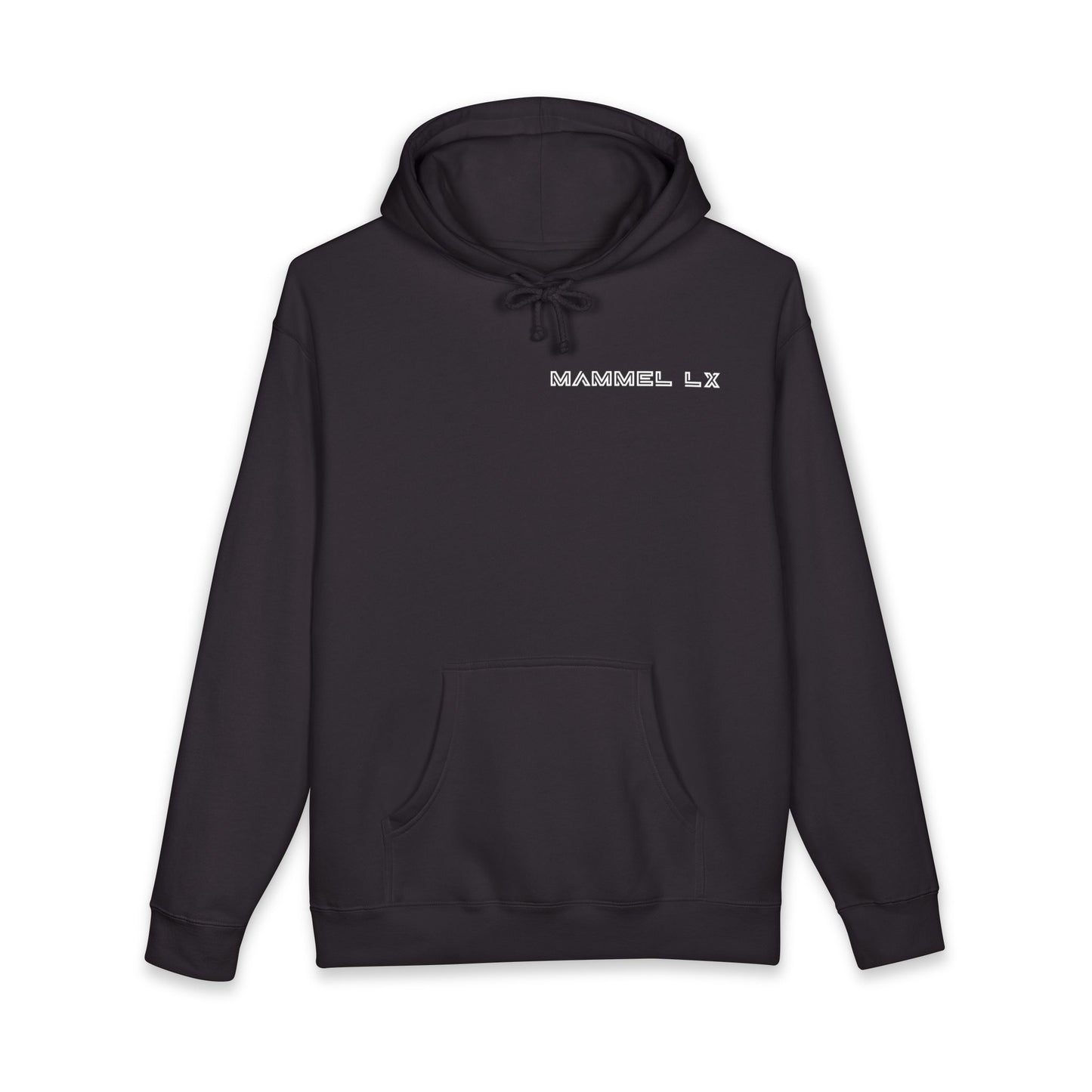 White Hoodie Mockup — Blank Unisex Heavyweight Hooded Sweatshirt