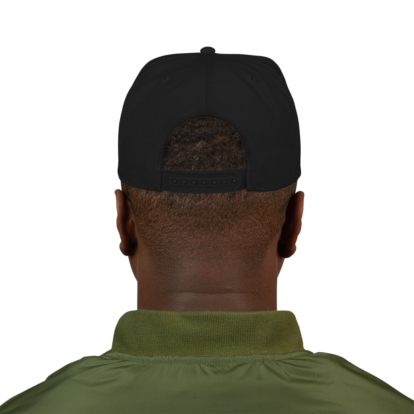 Embroidered Snapback Hat — Bold Script Streetwear Cap