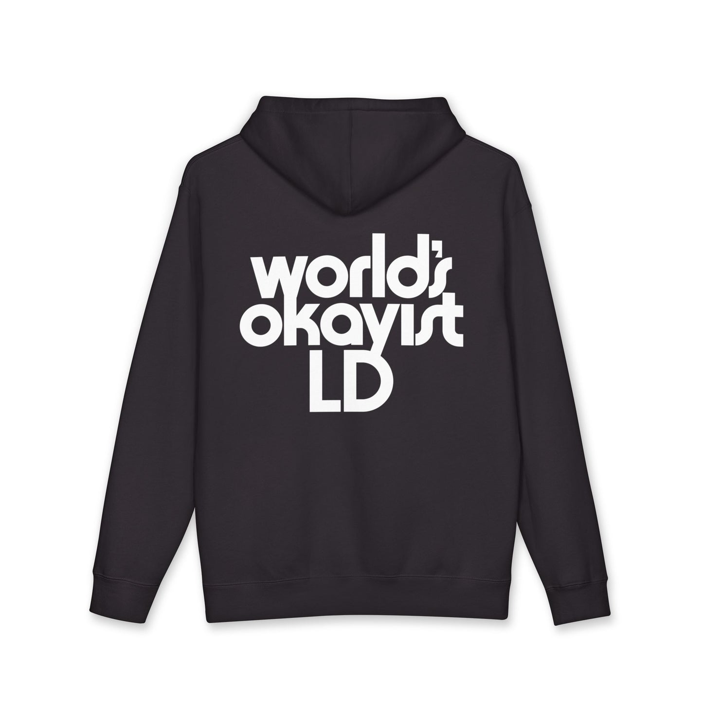 White Hoodie Mockup — Blank Unisex Heavyweight Hooded Sweatshirt